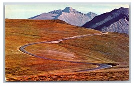 Trail Ridge Road Rocky Mountain National Park Colorado UNP Chrome Postcard E19 - £2.32 GBP