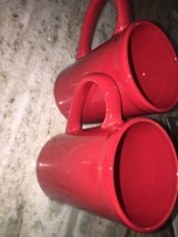 Two Red Coffee Mugs - £18.96 GBP
