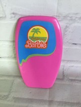 Vintage 80s Mattel California Dream Barbie Surf N Shop Accessory Pink Bodyboard - $10.39