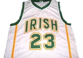 Lebron James #23 Irish High School Custom Basketball Jersey White Any Size image 4