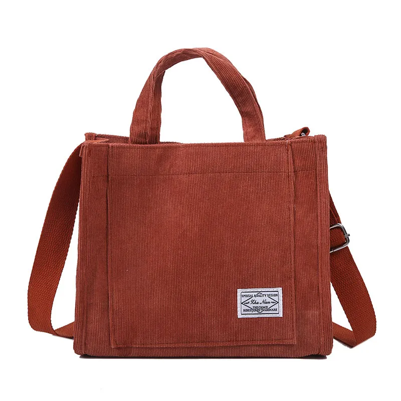 Women Zipper Shoulder Bag Brick red - £8.77 GBP