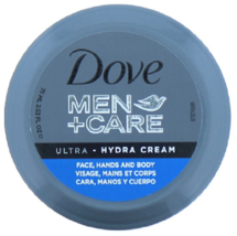 3 x Dove MEN+CARE Ultra Hydra Cream 75ml/ 2.5 oz For Face, Hands &amp; Body  - £23.90 GBP