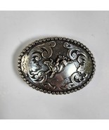 Western Floral Scroll Bull Rider Cowboy Dress Belt Buckle Rodeo Vtg 80s ... - €20,71 EUR