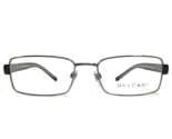 Bvlgari Eyeglasses Frames 1041 103 Black Gunmetal Grey Rectangular 52-18... - £154.79 GBP
