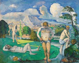 12554.Room Wall Poster.Interior art design.Paul Cezanne painting.Bathers at Rest - £12.73 GBP+