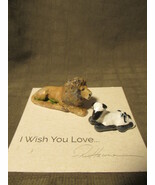 Ron Hevener Lion and Lamb Miniature Figurines - $25.00