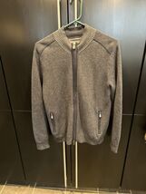 Raffi Cardigan Sweater Mens L Full Zip Pockets - $59.40