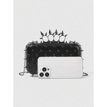 Goth Emo Punk Rock Spike Clutch Purse Crossbody - $919.98 MXN