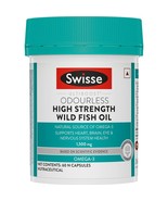 Swisse Fish Oil with 1500mg Omega 3 (Highest Fish Oil Concentrate In Sin... - £23.45 GBP