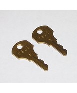 2 - TEU1 TEU-1 Electrical Breaker Panelboard Brass Keys fits Corbin GE T... - $202.83 MXN