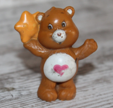 80&#39;s Toys Vintage Care Bears Tenderheart Bear with Star Figure 1984 Mini... - £5.58 GBP