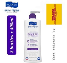 Rosken AD Probiotic Cream 3x400ml -For Very Dry, Itchy  Irritated Skin Relief - £95.19 GBP