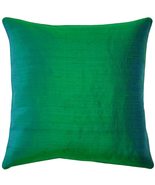 Sankara 100% Natural Dupioni Fine Silk Decorative Throw Pillow Cover wit... - $921.89 MXN