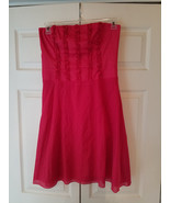 Laundry by Shelli Segal Womens Rasberry Pink Ruffle Evening Dress Size 6... - £23.24 GBP