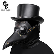 Punk Halloween Plague Doctor Mask Headgear Cosplay Medieval Prom Party N... - £28.16 GBP