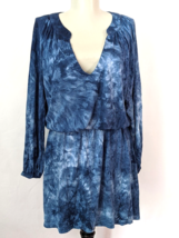 Zavella tie dye blue Blouson Dress Womens size S - £11.85 GBP