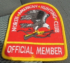 NAHC NORTH AMERICAN HUNTING CLUB OFFICIAL MEMBER WILDLIFE GUN PATCH - £3.87 GBP