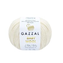 3 Pack (Skein) Gazzal Baby Wool Fine Baby Soft &amp; Smooth Yarn, 40% Lana Merino, 2 - £12.43 GBP+