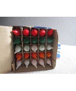 25 Colored Flame Swirl Bulbs Candelabra Light Bulbs C7 Christmas NOS Rar... - €64,48 EUR