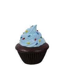 Blue Frosting Chocolate Cupcake Over Sized Statue - £355.48 GBP