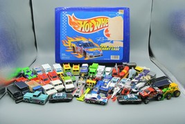 Hot Wheels Lot 5-Pack Diecast Cars + Case Hummer Flashsider Rescue + Mor... - $67.54