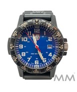 Luminox Men&#39;s Watch Blue Dial Round Quartz Black Silicone Rubber Strap 0323 - $178.36 CAD