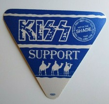 KISS Hot In The Shade Cloth Fabric Backstage Pass Original Hard Rock 1990 Blue - £14.98 GBP