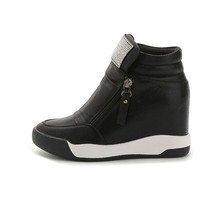 Fujin  autumn winter platform wee heel boots Women Shoes with increased platform - £44.37 GBP