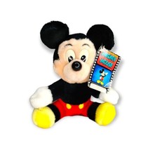 Vintage Disneyland Walt Disney World Mickey Mouse 7&quot; Plush Toy - $8.99