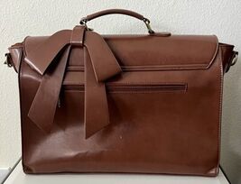 Ecosusi Messenger Cross Body Laptop Bag for Women 15.6 inch Leather Brie... - $27.67