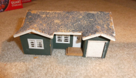 Vintage HO Scale Craftsman Wood Kit Weathered House Building - $28.71