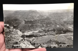 1952 RPPC Highway 60 Salt River Canyon Bridge Show Low &amp; Globe AZ Postcard - £11.14 GBP