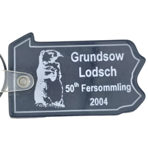 Grundsow Lodsch 50th Fersommiling Keychain - $12.95