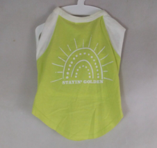 NWT Top Paw Stay Golden Lime Tank Dog Size Medium - $4.94