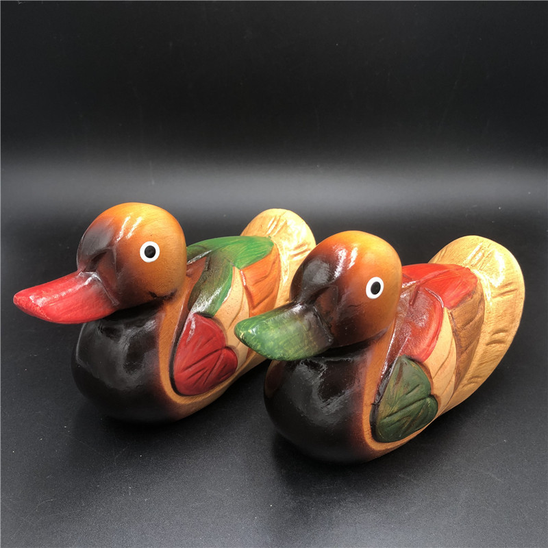 Primary image for Korean Traditional Artwork Wedding Wooden Duck Korean Handicraft Art  Decoration