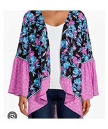 Women's Pioneer Woman NWT L/XL Flounce Sleeve Topper Kimono - $9.45