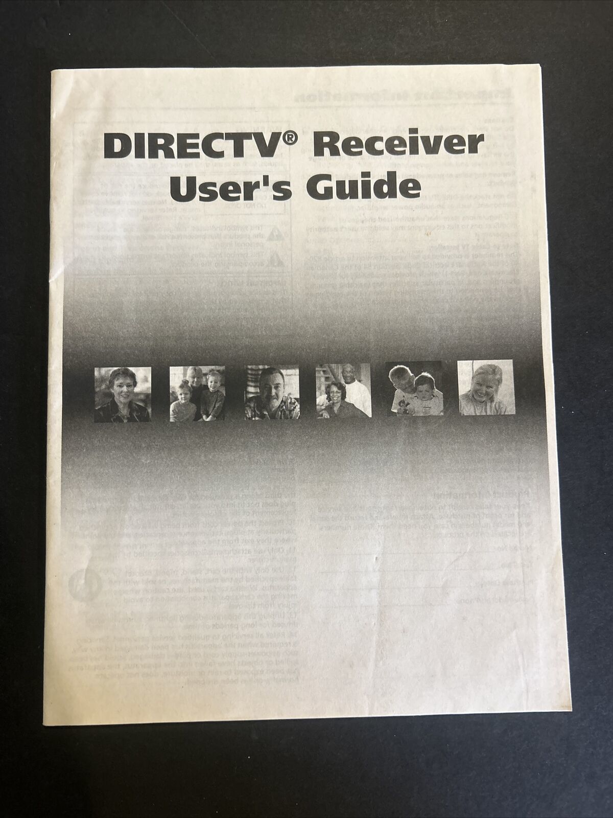 Direct TV Receiver User&#39;s Guide  TOCOM 16329110 - $4.50