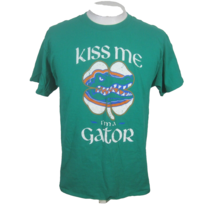 Hanes T Shirt Unisex Florida Gators St. Patrick&#39;s Day Kiss me I&#39;m a Gato... - £11.72 GBP