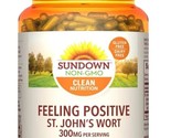 Sundown Feeling Positive St. John&#39;s Wort Stress Capsules, 300 Mg, 150 Ct - £19.74 GBP