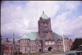 35 mm color slide * KODAK  SLIDE 1967 CAPE COD Hwy 25 Courthouse buildin... - $5.45