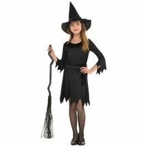 Lil&#39; Witch Black Costume Girls Toddler 3-4 3T 4T - $21.84