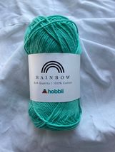 Hobbii Rainbow 8/4 Quality 100% Cotton, Color 24 (Mint) - £7.97 GBP