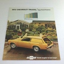 1972 Chevrolet Trucks Vega Panel Express Dealership Car Auto Brochure Catalog - $7.09