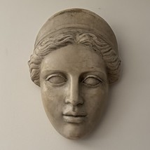 Artemis Diana Greek Roman goddess Mask Sculpture Replica Reproduction - $98.01