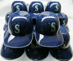 MLB Seattle Mariners 8oz Mini Batting Helmet Ice Cream Snack Bowl Lot of 24 - £47.44 GBP