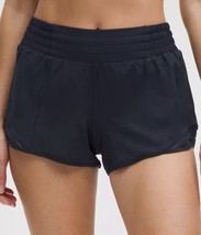 LULULEMON HOTTY HOT SHORT 2.5”HIGH RISE~LINED~TRUE NAVY~0-2-4-6-8-10-12~NWT - $79.97