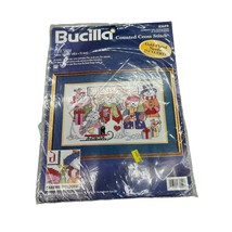 Bucilla Let It Snow Counted Cross Stitch Picture 16&quot; x 10&quot; Chistmas Snow... - £17.13 GBP