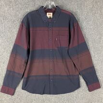 Levi&#39;s Button Down Shirt Men&#39;s Medium Long Sleeve Cotton Blend Adults M - $255.71 MXN