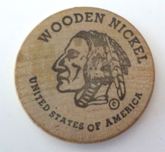 Vintage Hatfield PA Community Bicentennial Celebration Wood Nickel Pennsylvania - £6.15 GBP