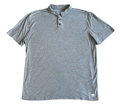 Vuori Men’s Strato Tech Polo Shirt Sz XXL Heather Grey Performance Stretch GUC - £29.56 GBP